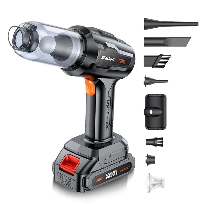 VELMORA™ 3-in-1 High Power Wireless Vacuum Cleaner – 18000PA Portable Car & Home Cleaning Tool